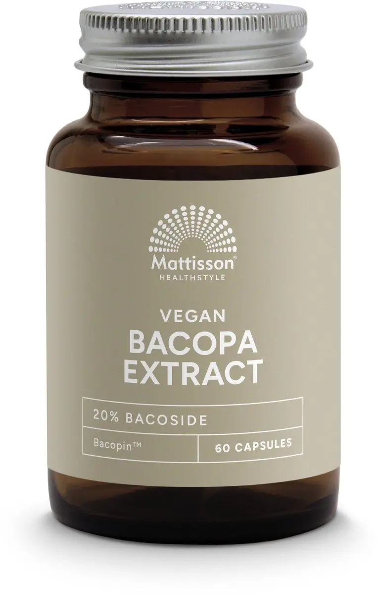 Mattisson Vegan Bacopa Extract 150mg - 60 Capsules