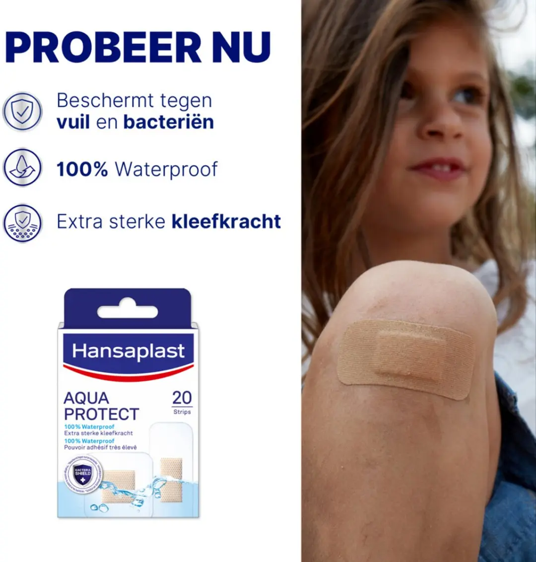 Hansaplast Aqua Protect Pleisters - 120 Stuks