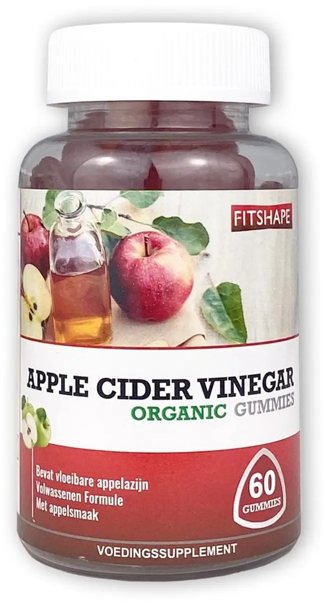 Fitshape Apple Cider Vinegar Gummies - 60 Stuks