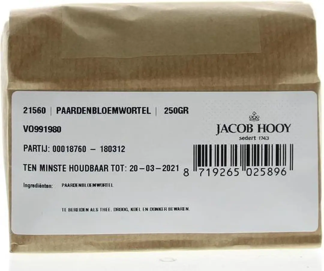 Jacob Hooy Paardebloemwortel 250g