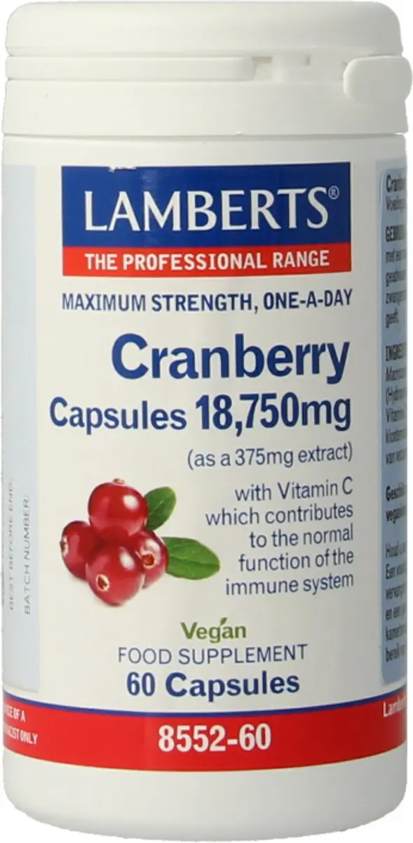 Lamberts Cranberry Capsules 60 Stuks
