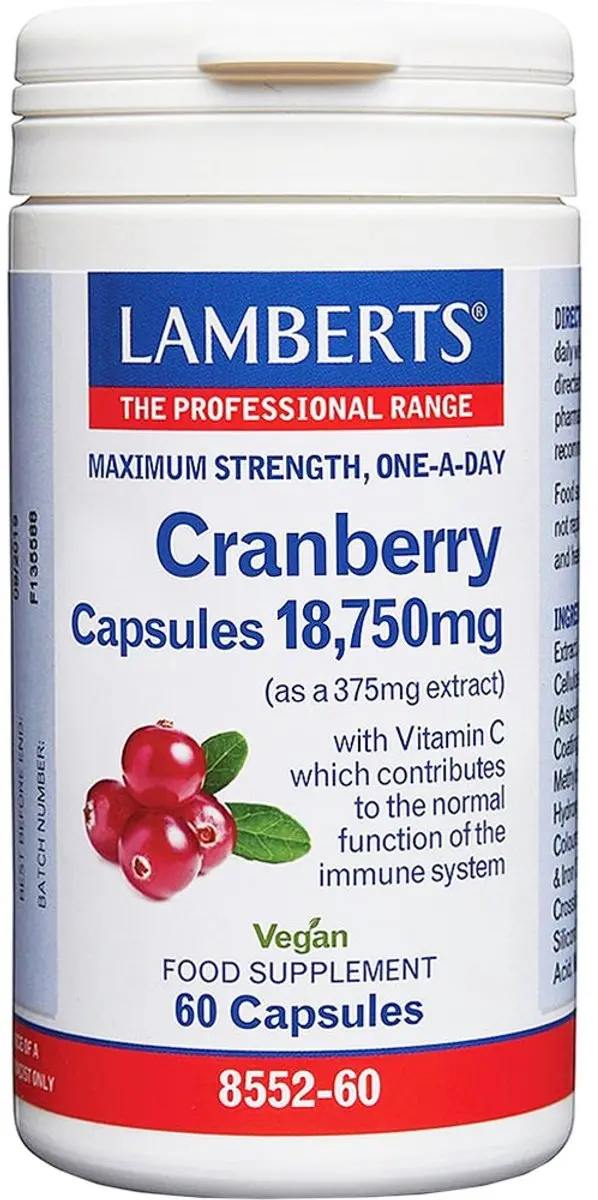 Lamberts Cranberry Capsules 60 Stuks