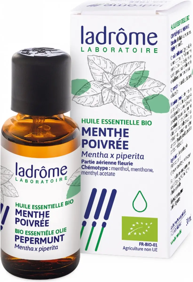 Ladrôme Pepermunt Etherische Olie Bio 30ml
