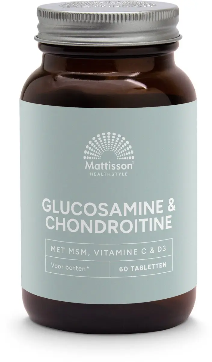 Mattisson Glucosamine Chondroïtine met MSM 60 Tabletten