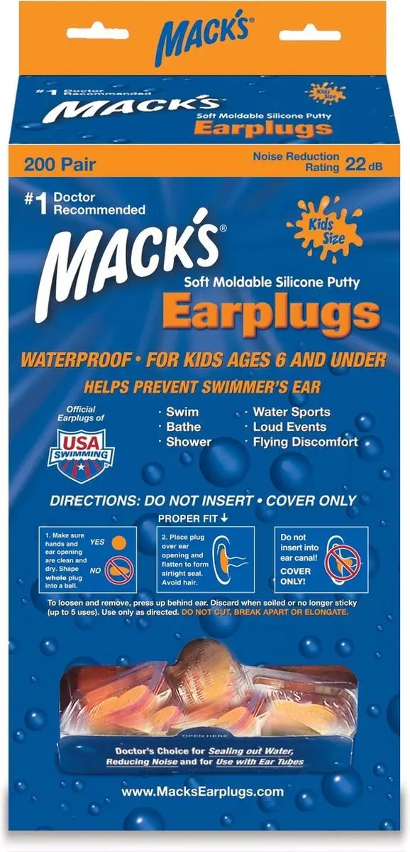 Macks Pillow Soft Kids Size Dispenser