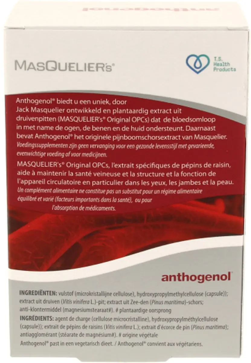 Masqueliers Anthogenol 120 Capsules - 120mg