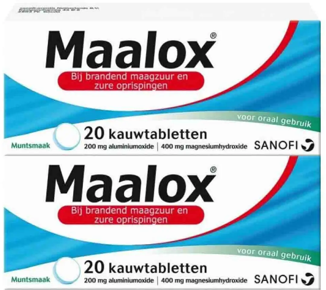 Maalox Kauwtabletten Muntsmaak