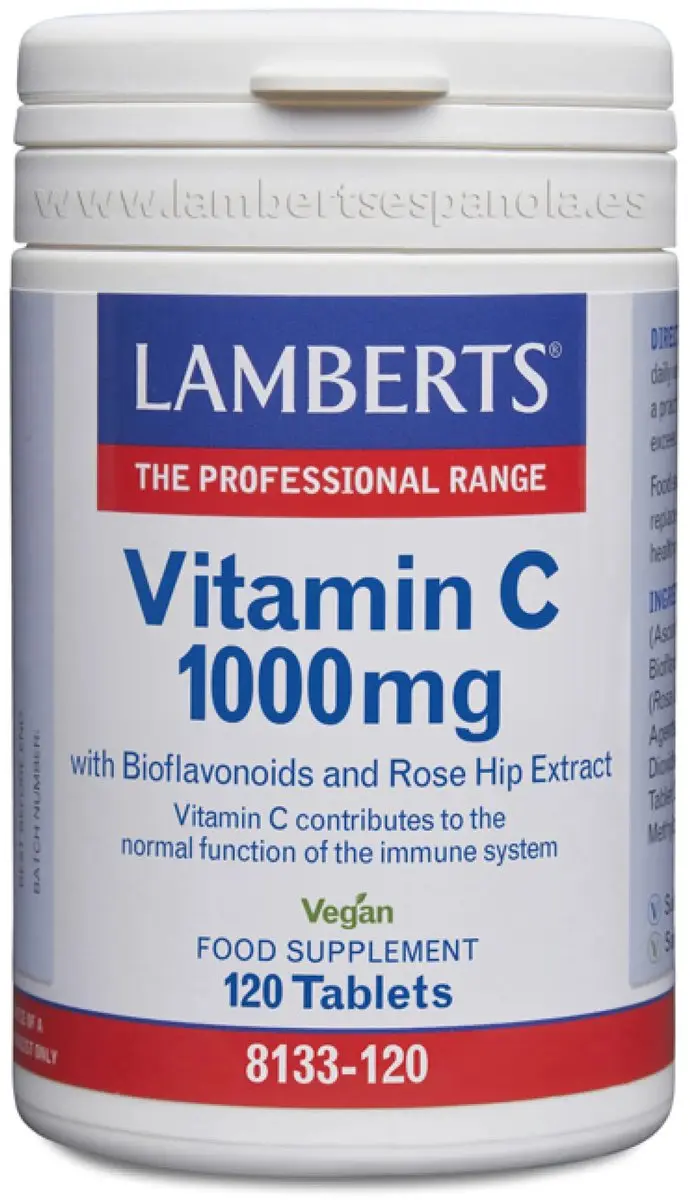 Lamberts Vitamine C 1000mg & Bioflavonoïden 120 Tabletten
