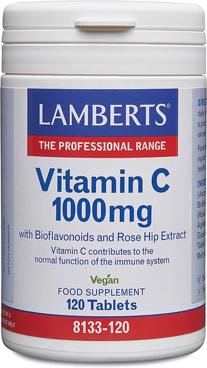 Lamberts Vitamine C 1000mg & Bioflavonoïden 120 Tabletten