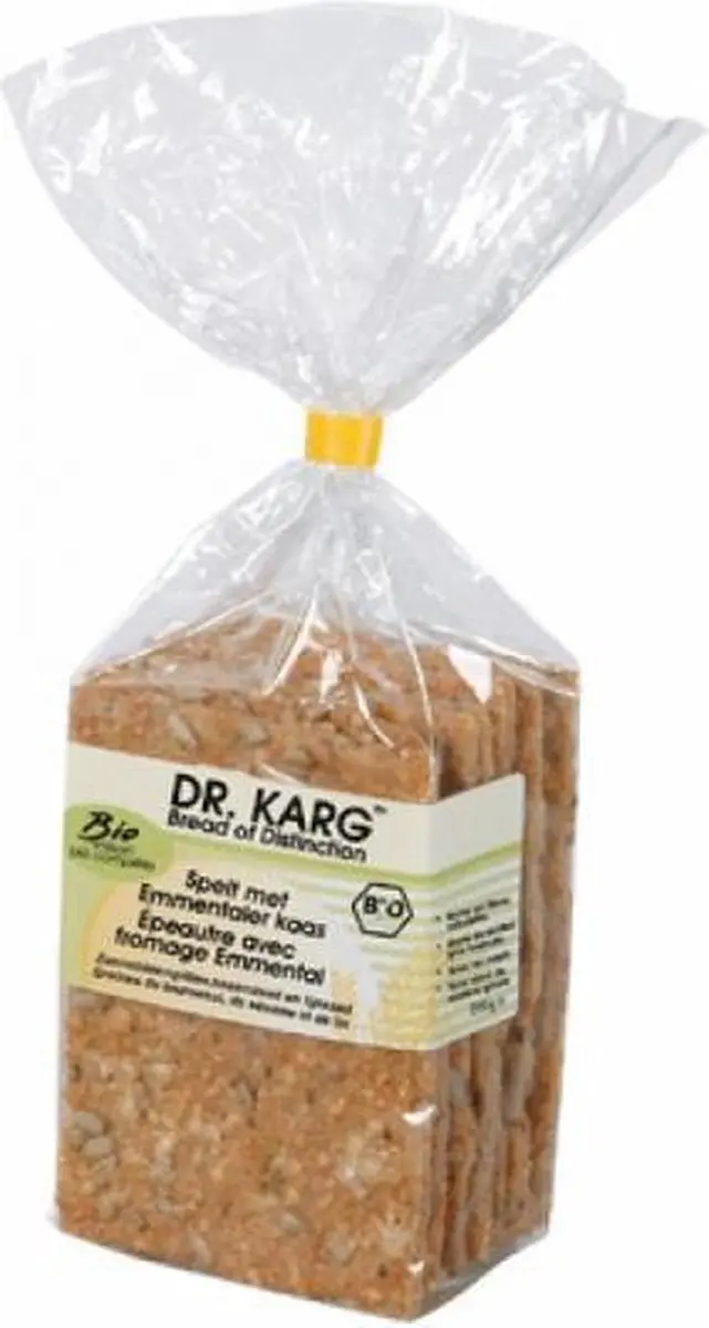 DR Karg Spelt Met Emmenthaler 200g