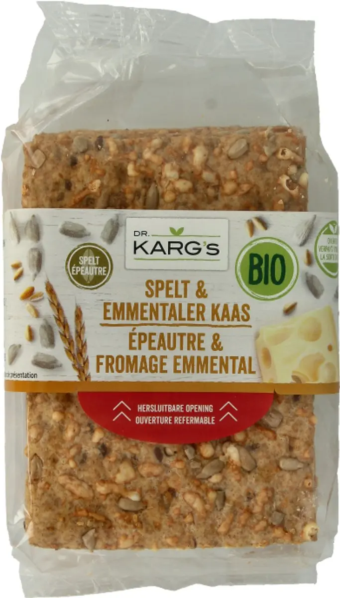 DR Karg Spelt Met Emmenthaler 200g