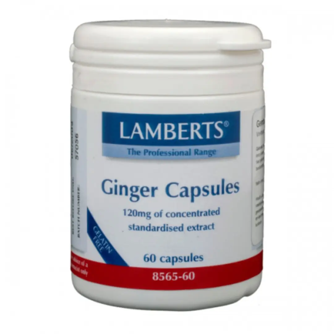 Lamberts Ginger Capsules 60 Stuks