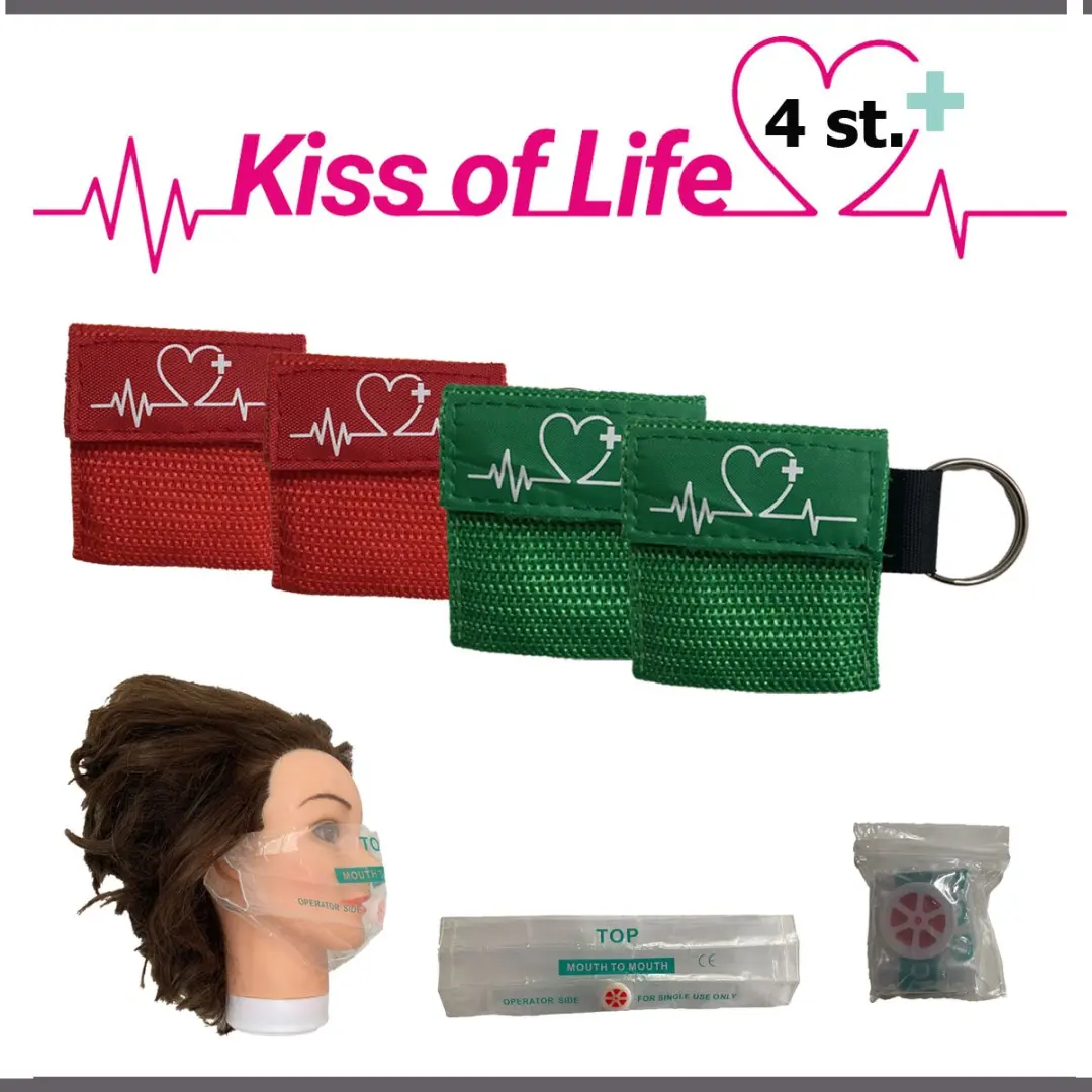 Kiss of Life Reanimatiemasker Sleutelhanger