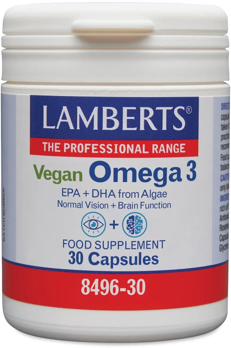 Lamberts Omega 3 Vegan Capsules - 30 Stuks
