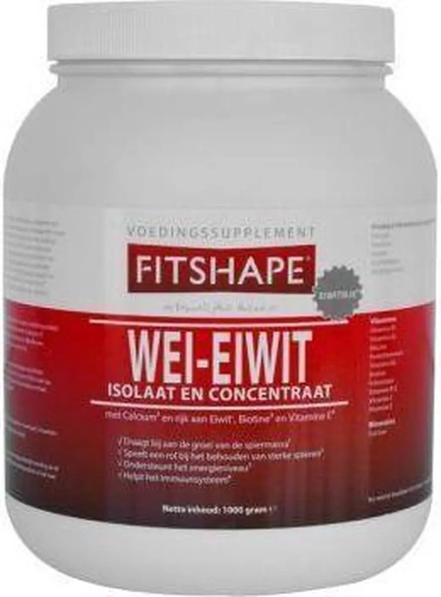 Fitshape Wei Eiwit Vanille 1000g