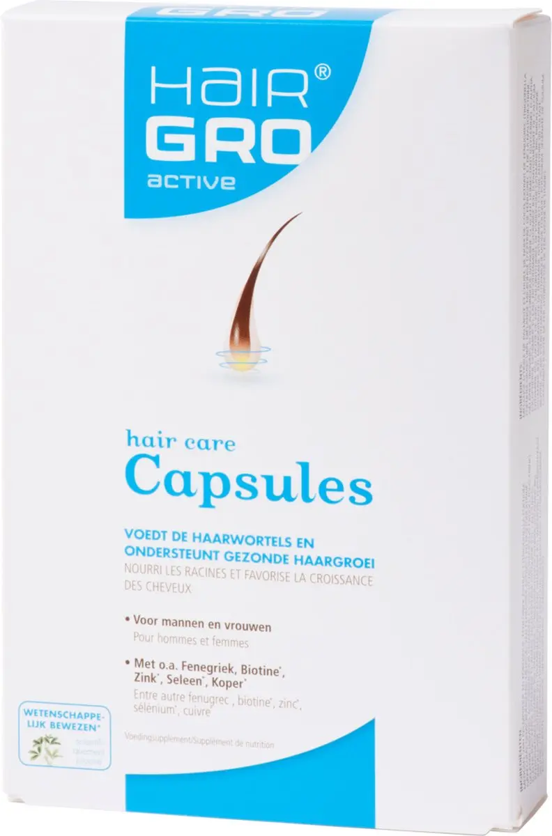 Hairgro Voedingssupplement Capsules 60 Stuks