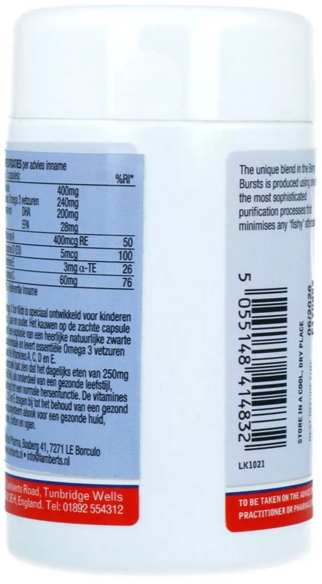 Lamberts Omega 3 Kids 60 Capsules