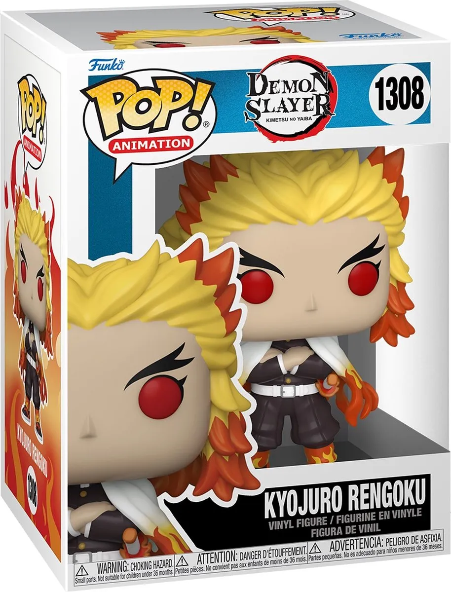 Funko POP! Demon Slayer Rengoku - 9cm - Multicolor