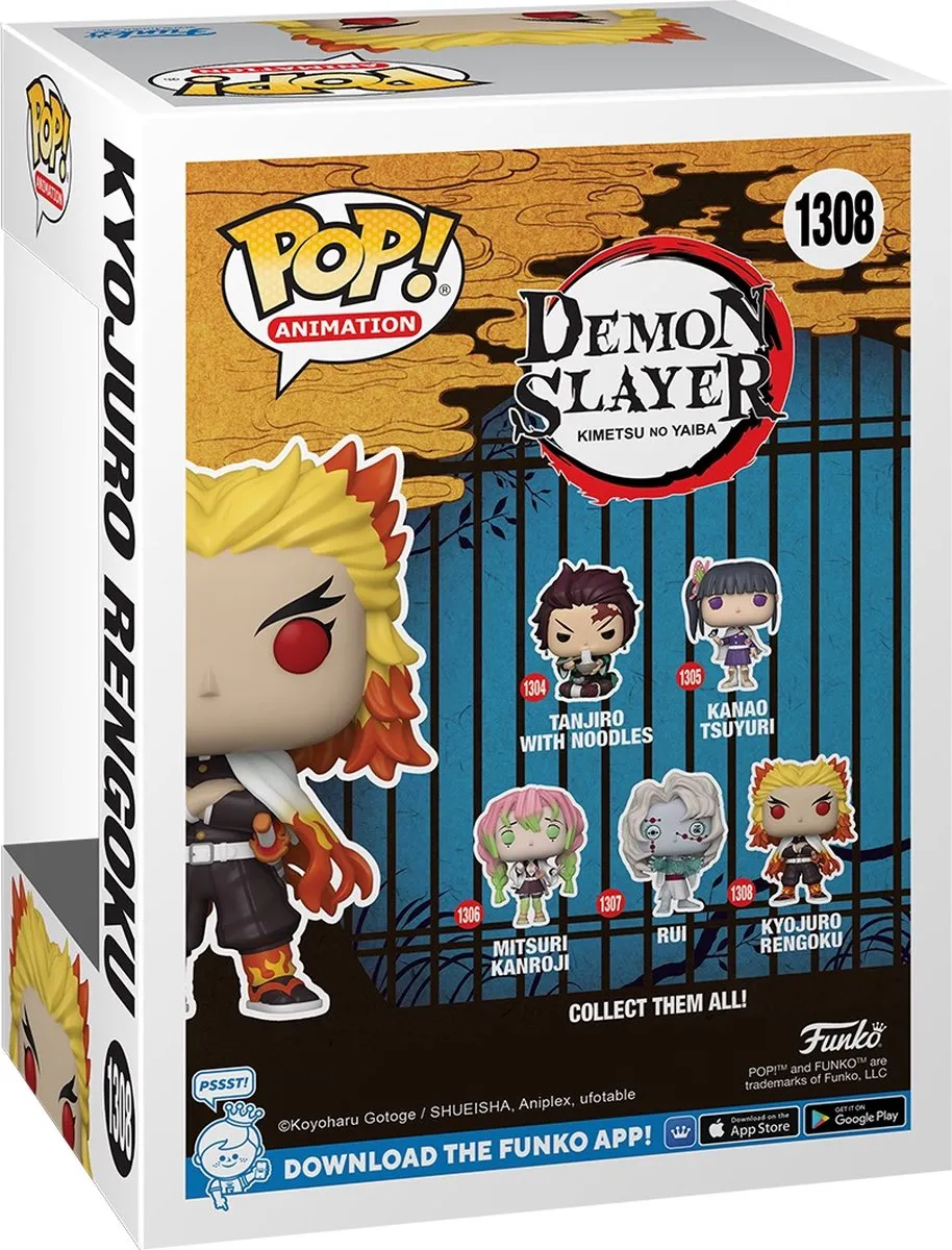 Funko POP! Demon Slayer Rengoku - 9cm - Multicolor