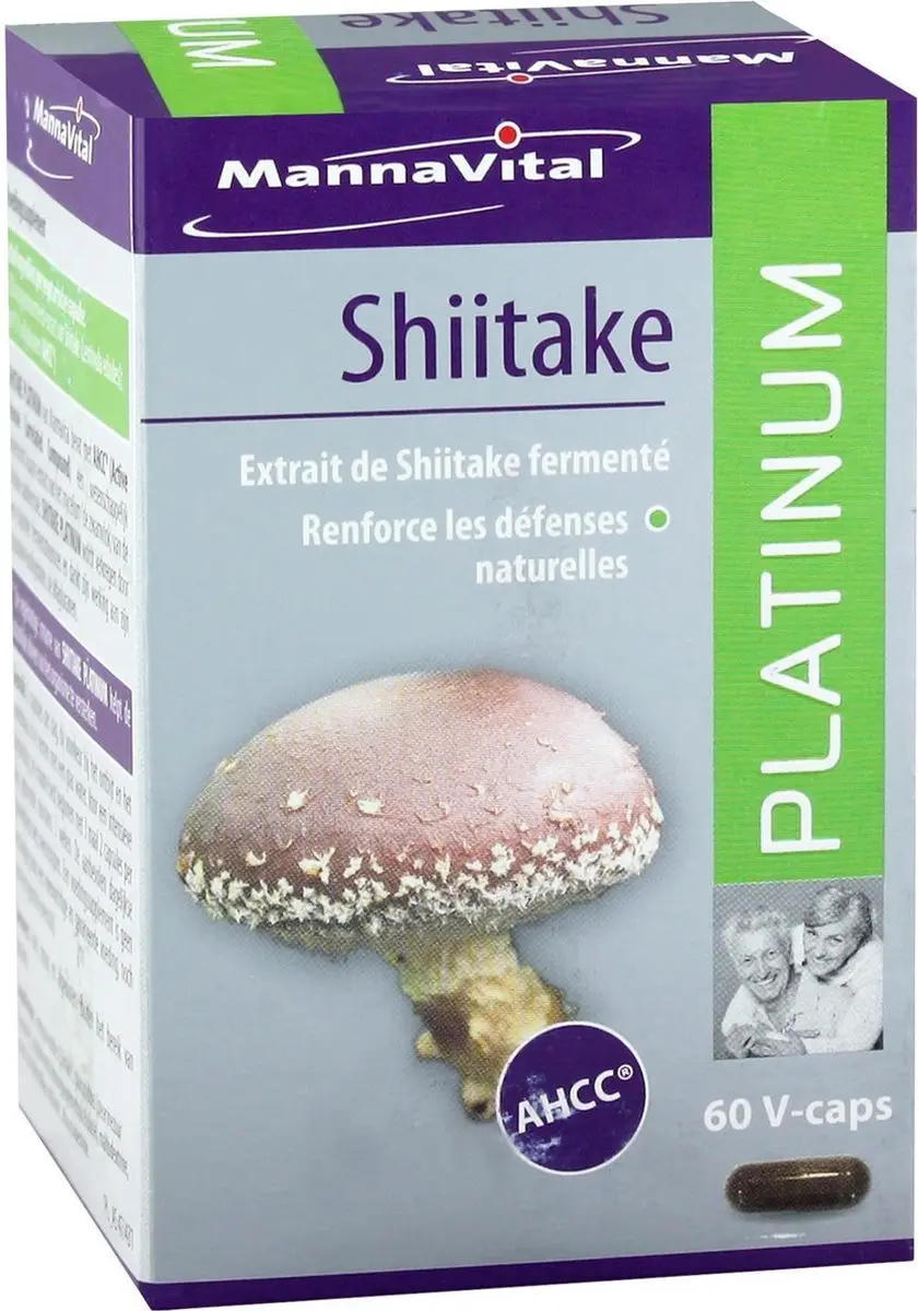 Mannavital Shiitake Platinum 60 Capsules