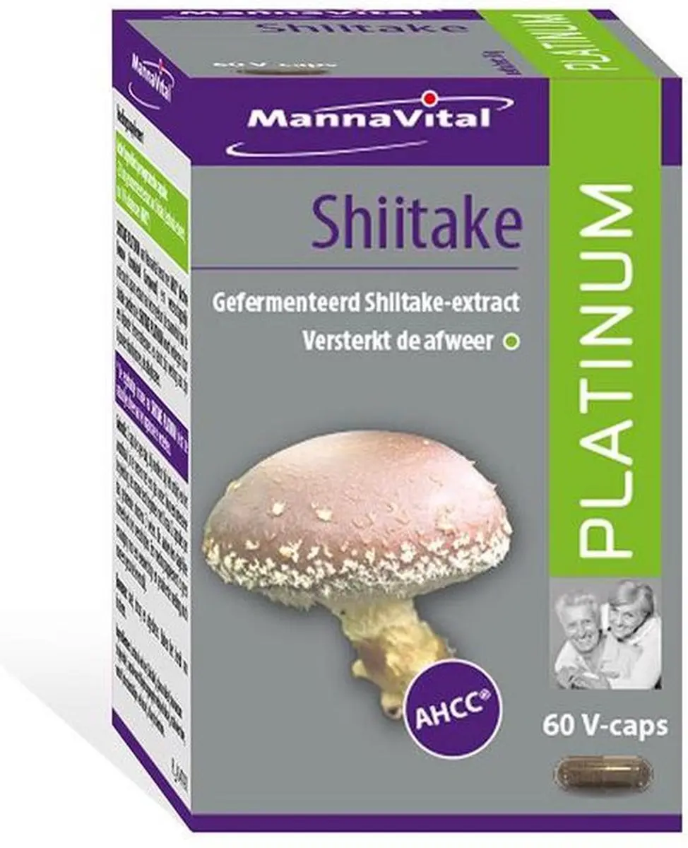 Mannavital Shiitake Platinum 60 Capsules