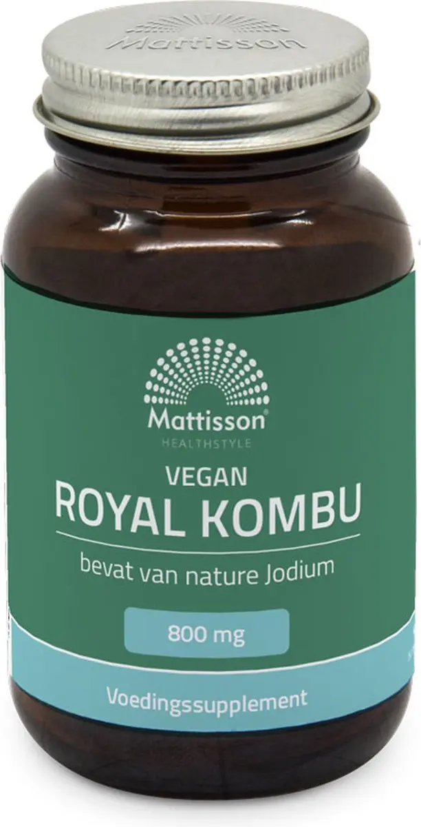 Mattisson Royal Kombu Bruinwier 800mg Voedingssupplement 60 Capsules
