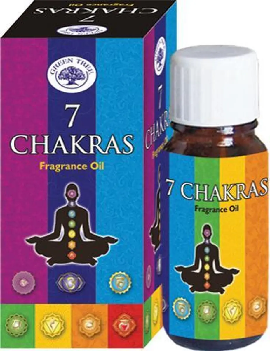 Green Tree Geurolie 7 Chakra's 10ml