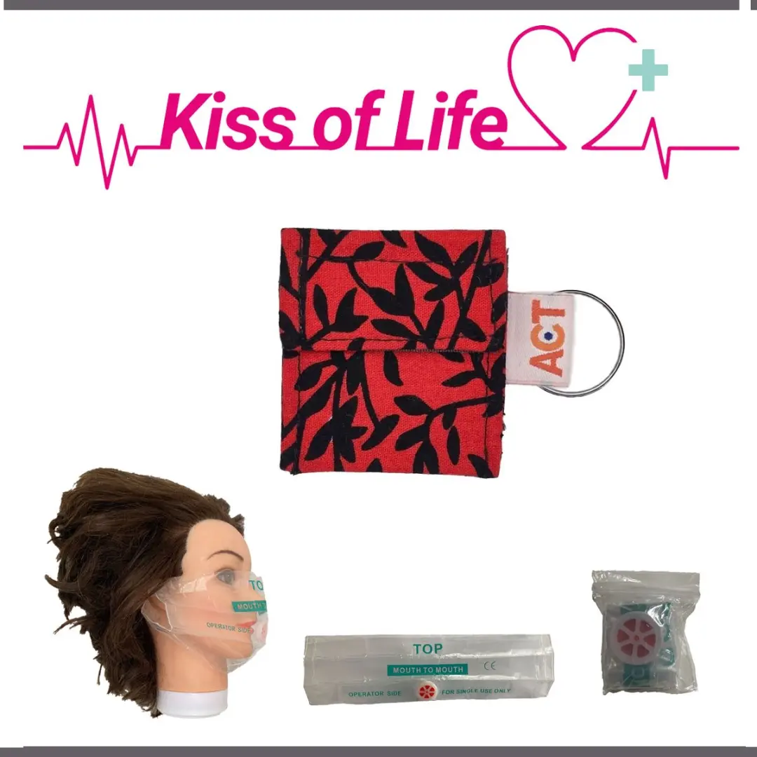 Kiss of Life CPR Mask Sleutelhanger