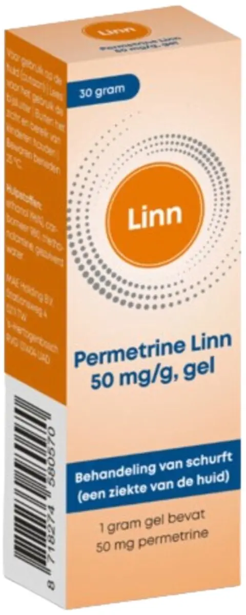 Linn Permetrine Gel 50mg/g 30g