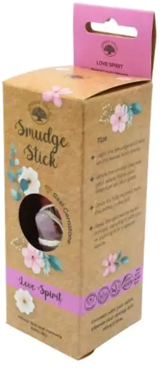 Green Tree Rozenkwarts Smudge Stick
