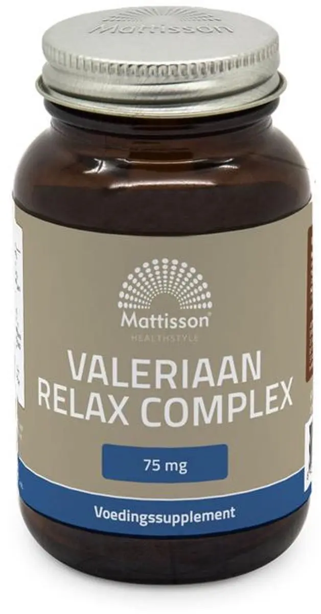 Mattisson Valeriaan Relax Complex 75mg - 60 Capsules