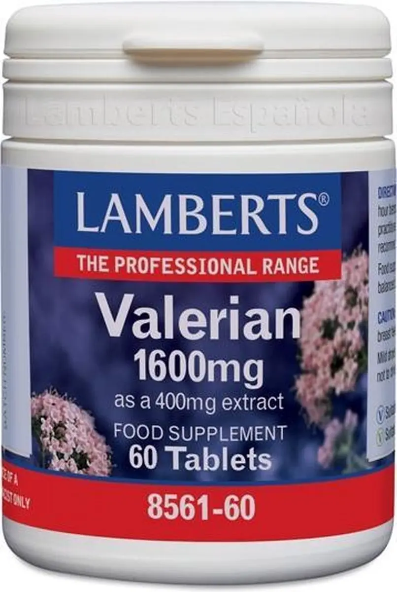 Lamberts Valeriaan 1600mg 60 Tabletten
