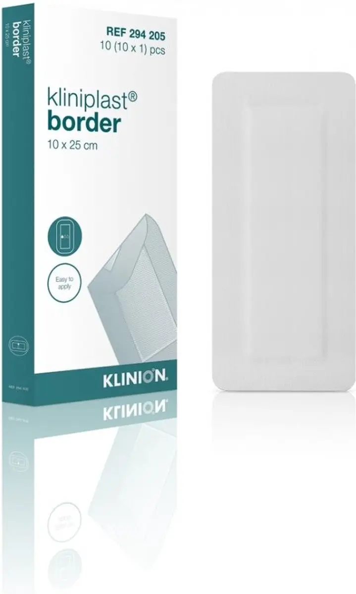 Klinion Kliniplast Border 10x25cm Steriel