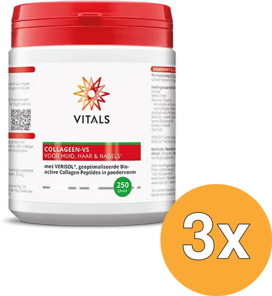 Vitals Collageen-Vs 250g
