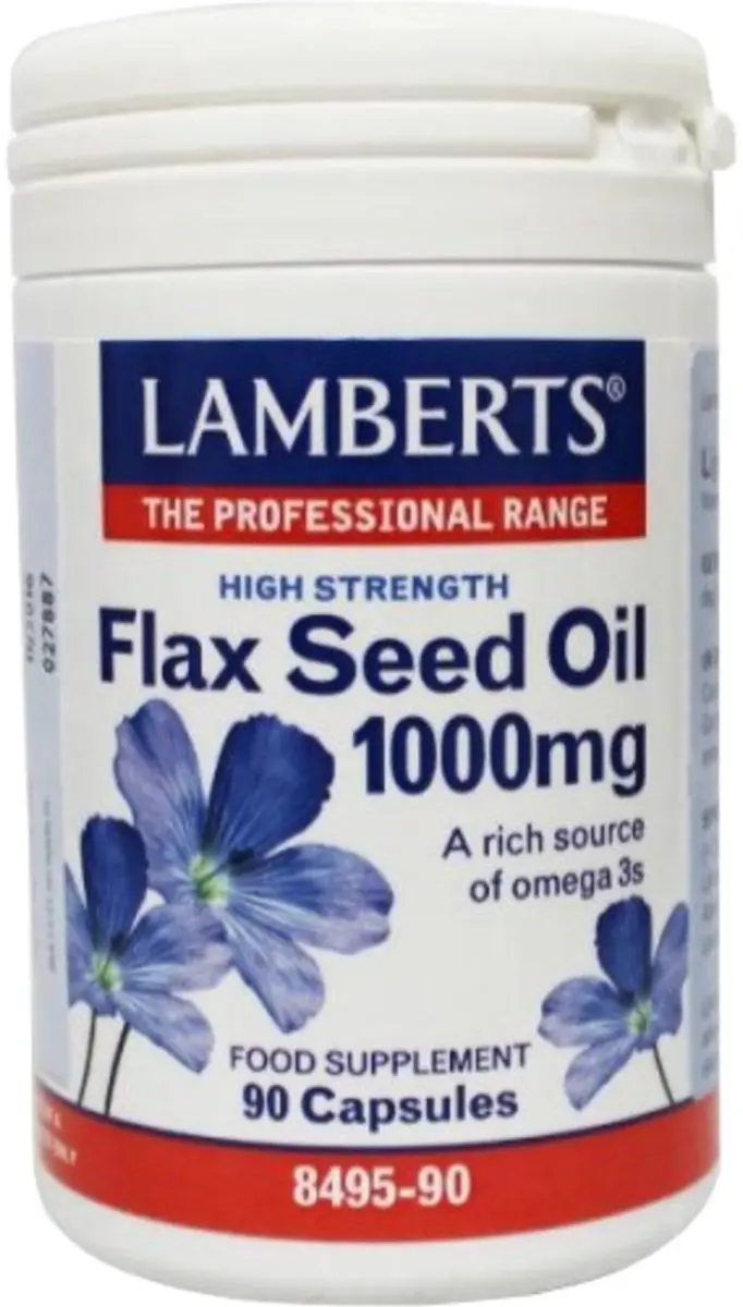Lamberts Flax Lijnzaad 1000mg - 90 Capsules