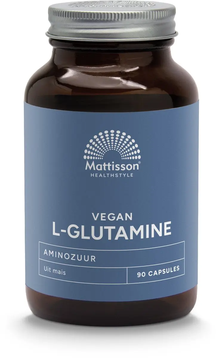 Mattisson L-Glutamine 500mg Voedingssupplement 90 Capsules