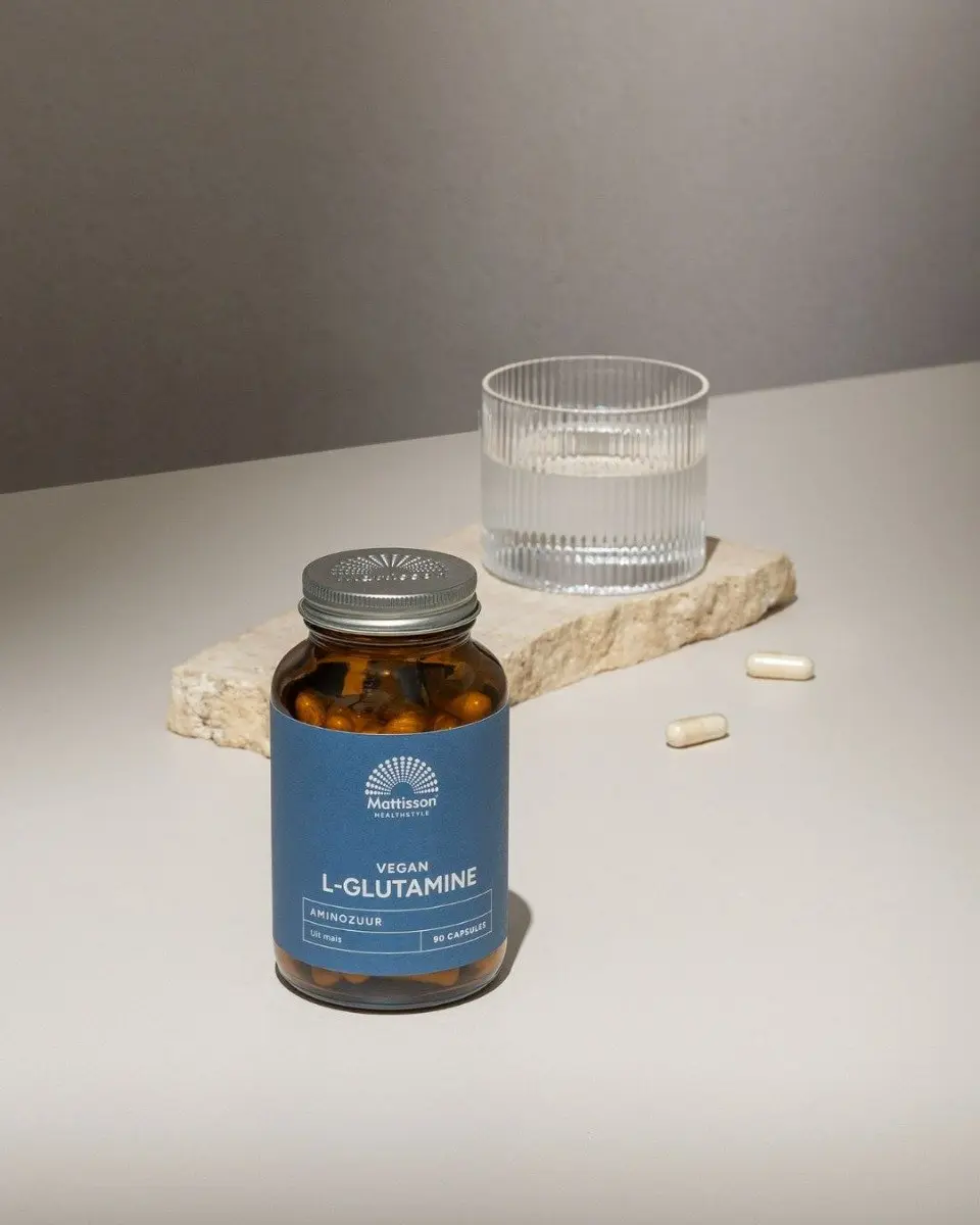 Mattisson L-Glutamine 500mg Voedingssupplement 90 Capsules