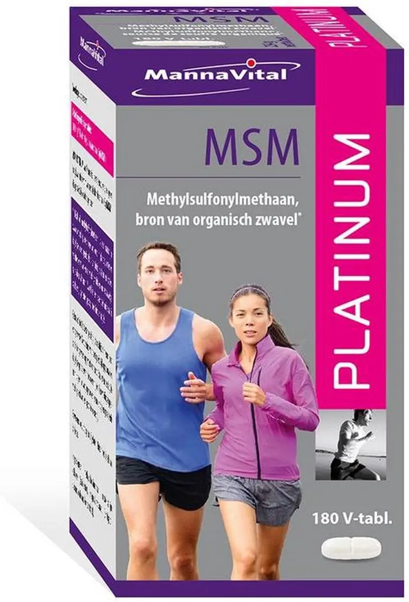 Mannavital MSM Platinum 180 Tabletten - 180mg