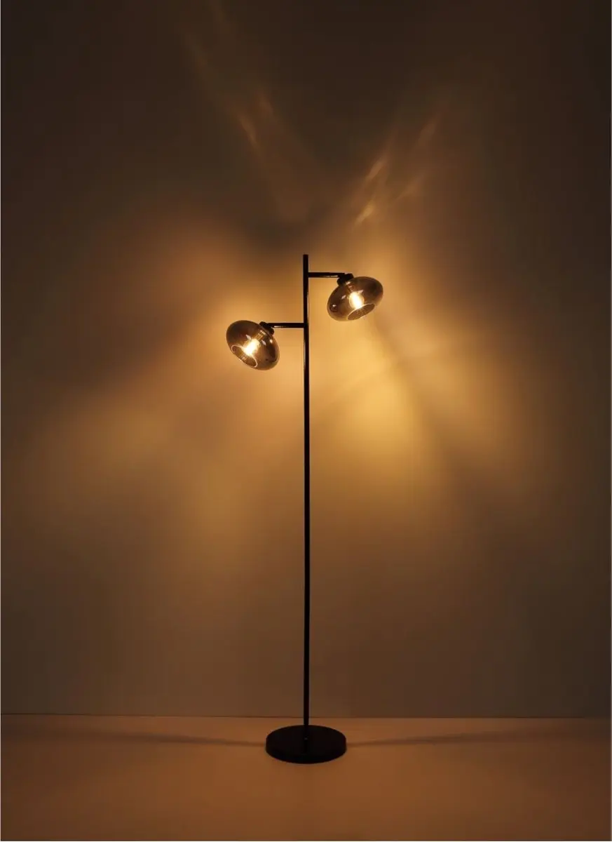 Globo Shaun Plafondlamp Zwart Ø40cm - 3x E27 - afbeelding 6 van 6
