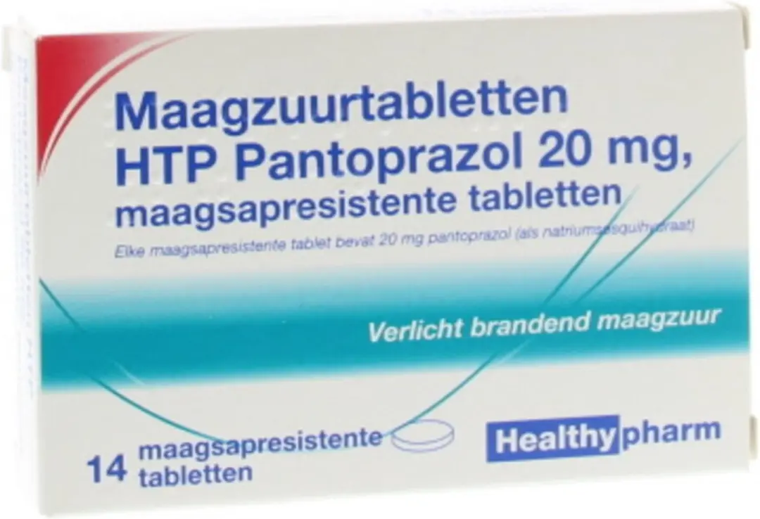Healthypharm Maagzuurtabletten Pantoprazol 20mg