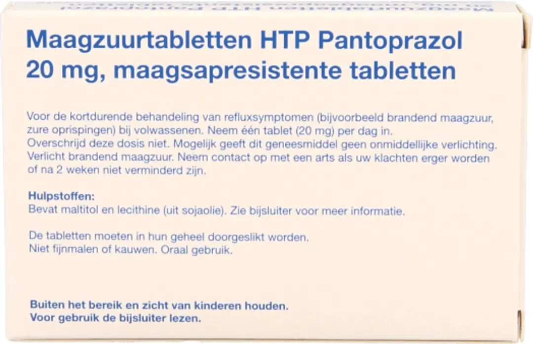 Healthypharm Maagzuurtabletten Pantoprazol 20mg - 14 Stuks