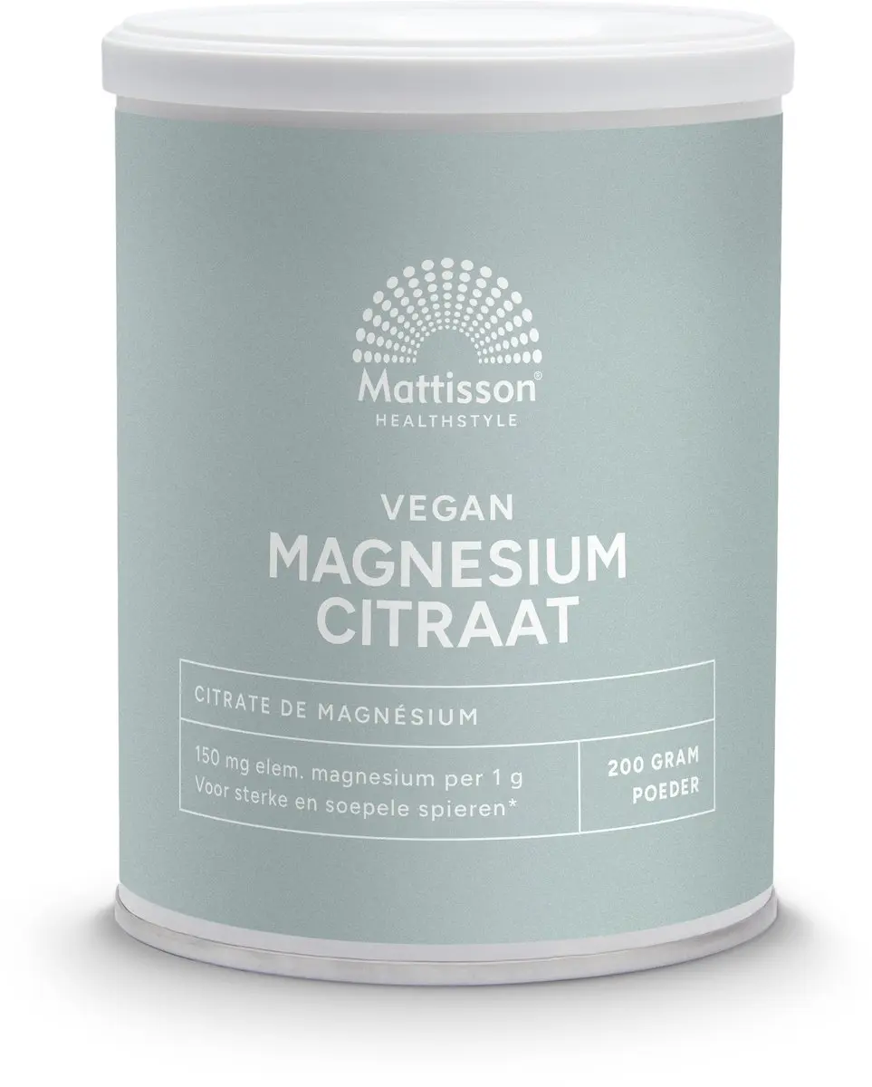 Mattisson Magnesium Citraat Poeder 200g