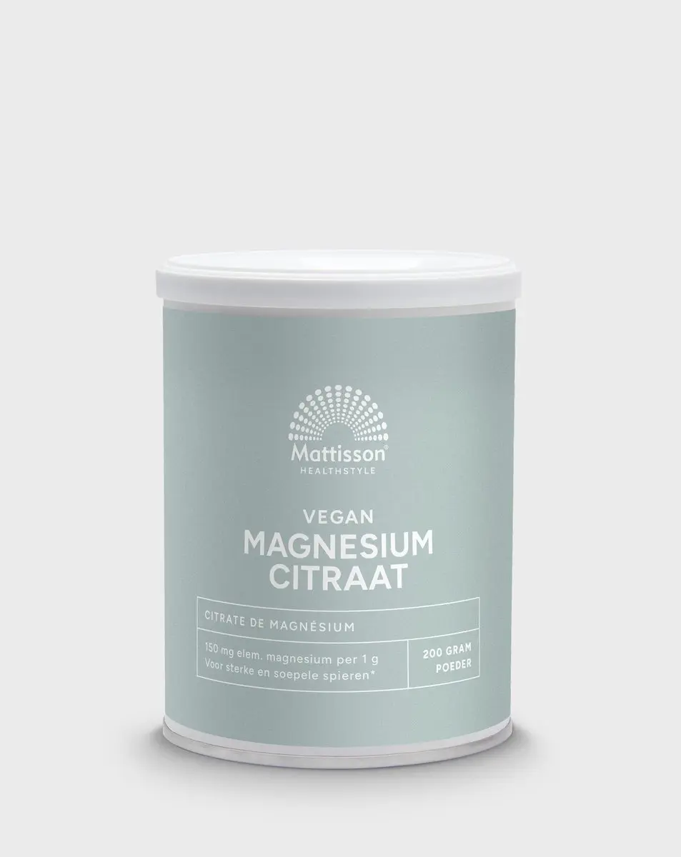 Mattisson Magnesium Citraat Poeder 200g