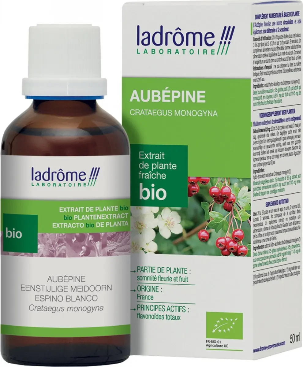 Ladrôme Meidoorn Bio Tinctuur 50ml