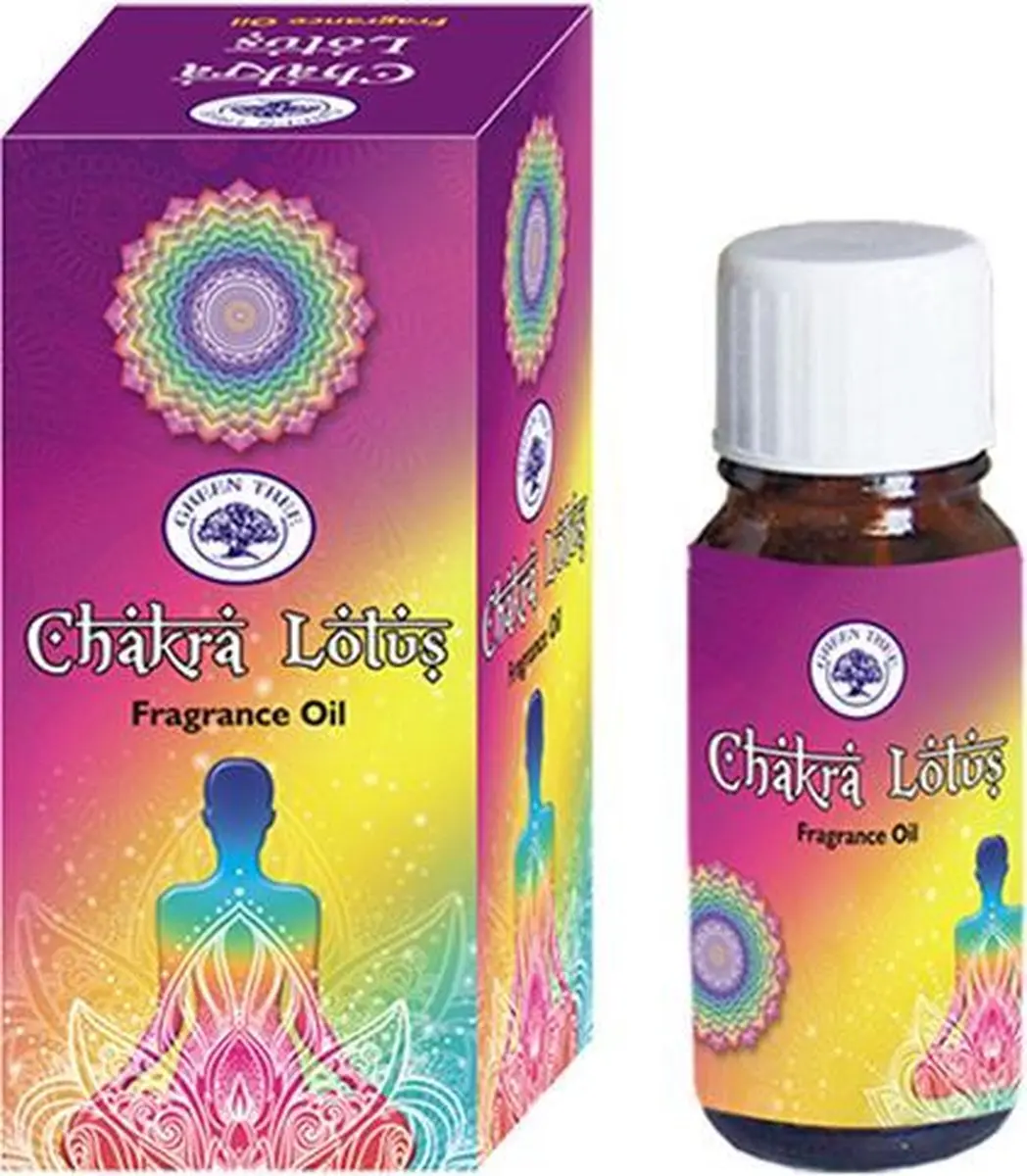 Green Tree Geurolie Chakra Lotus 10ml - 10 Stuks
