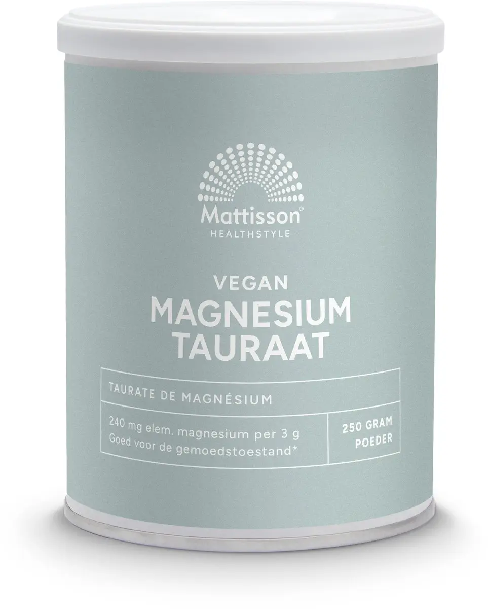 Mattisson Vegan Magnesium Tauraat Poeder 250g
