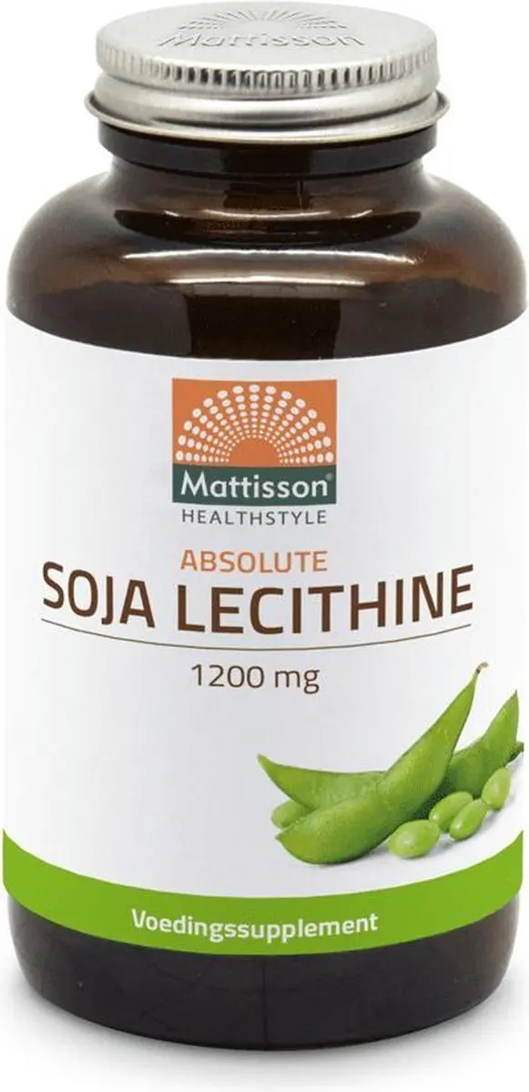 Mattisson Soja Lecithine 1200mg Voedingssupplement 90 Capsules