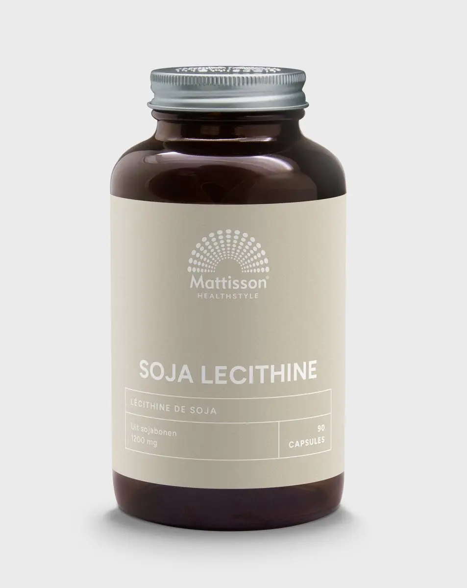 Mattisson Soja Lecithine 1200mg Voedingssupplement 90 Capsules