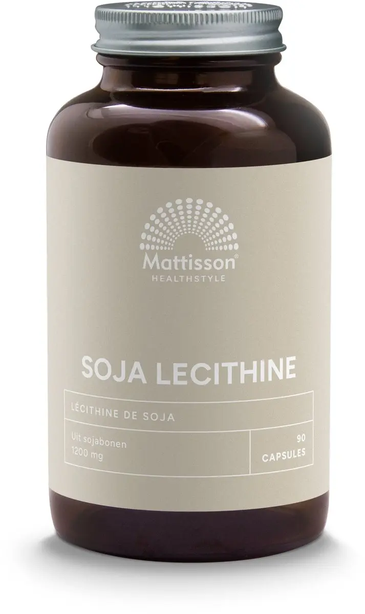 Mattisson Soja Lecithine 1200mg Voedingssupplement 90 Capsules
