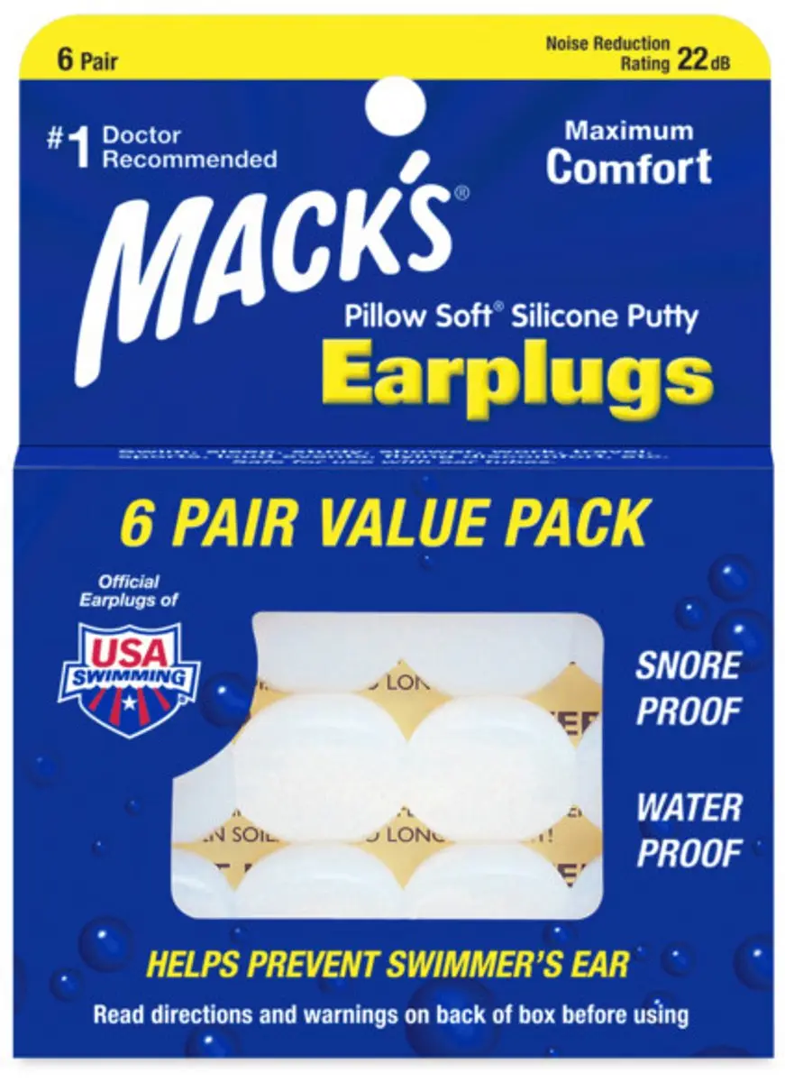 Macks Pillow Soft Silicone Oordoppen - 6 Paar - afbeelding 6 van 6